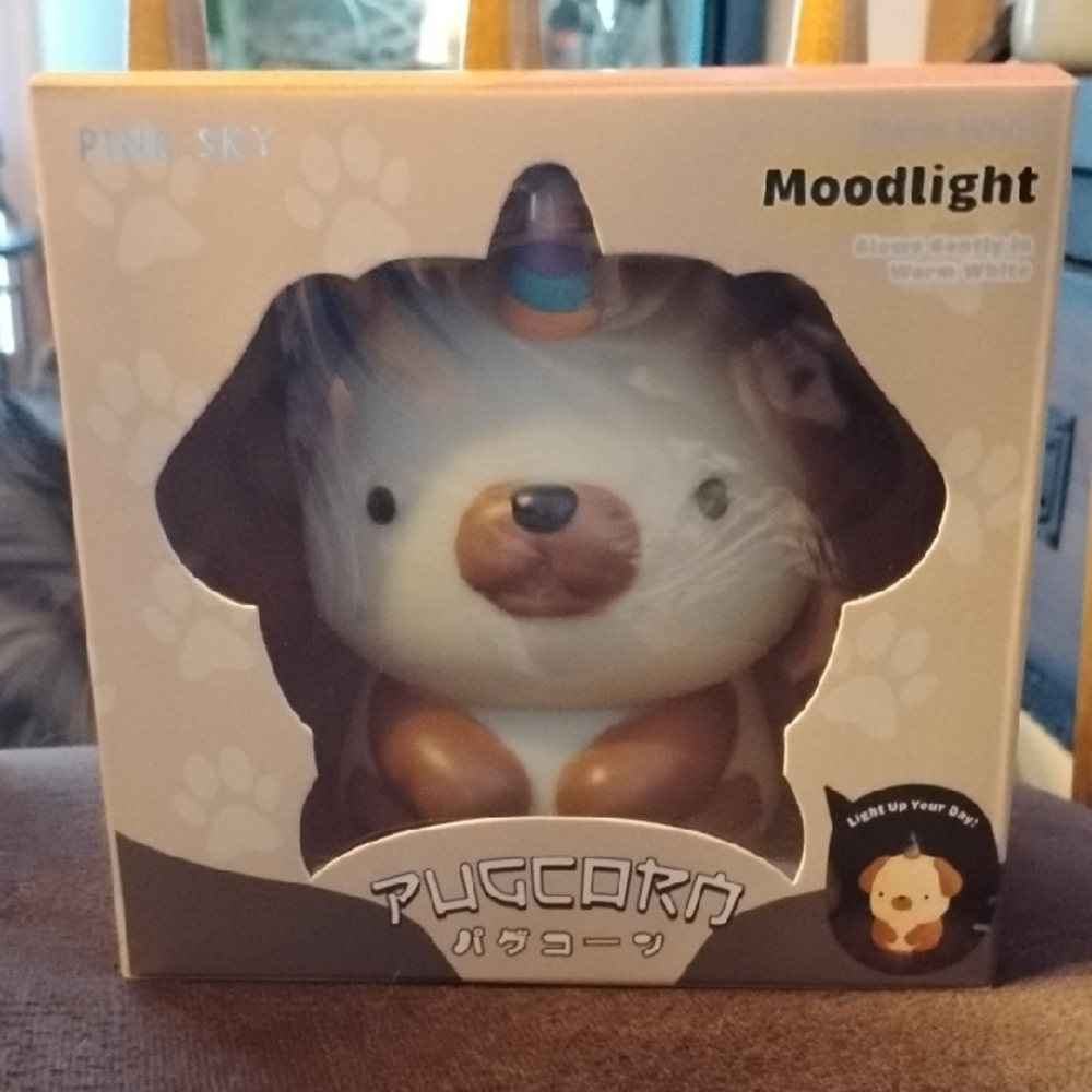 Pink Sky Pugcorn Moodlight